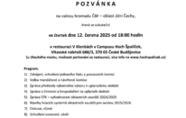     Zde    naleznete pozvánku na valnou hromadu ČBF – oblast Jižní...